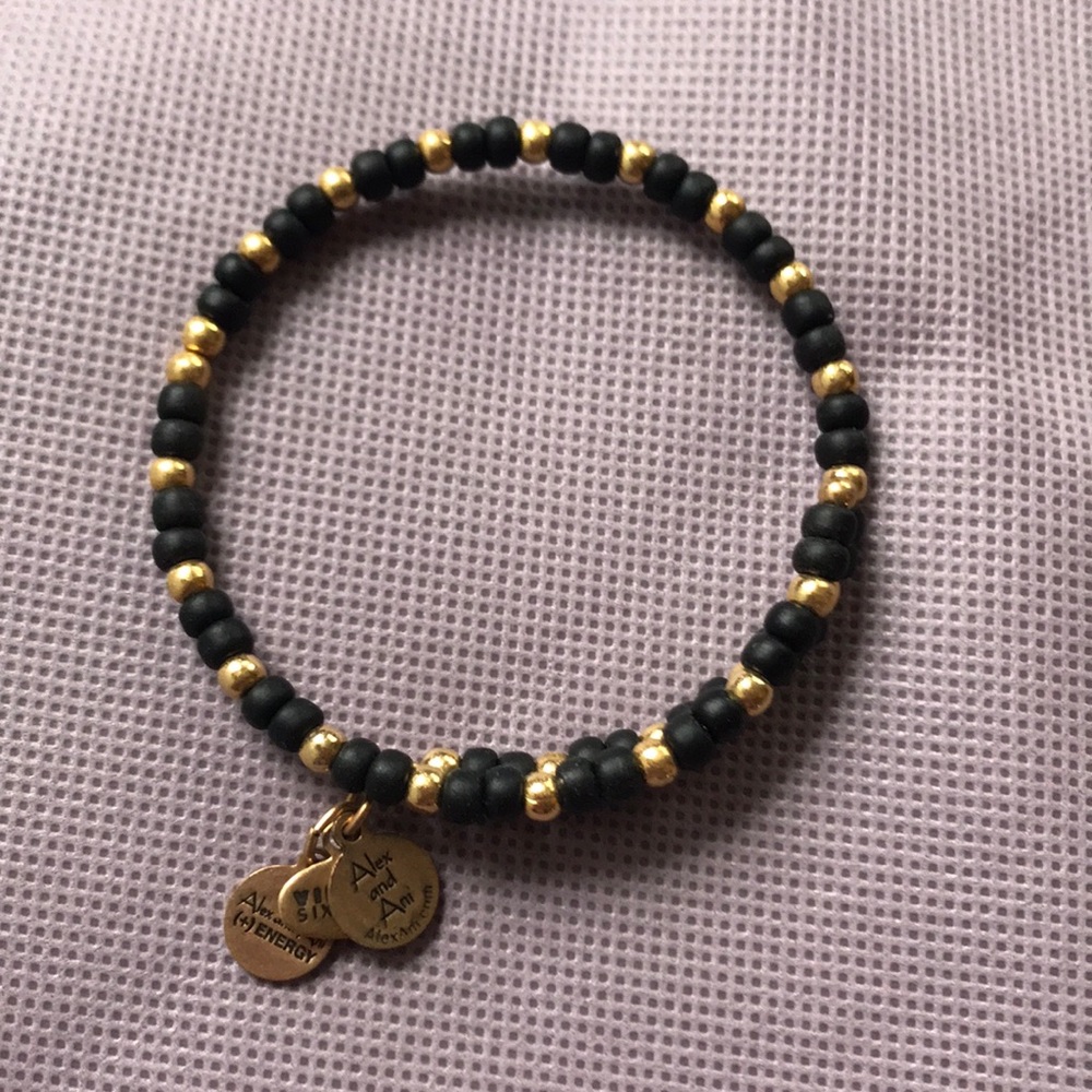 Alex and Ani beaded wrap bracelet